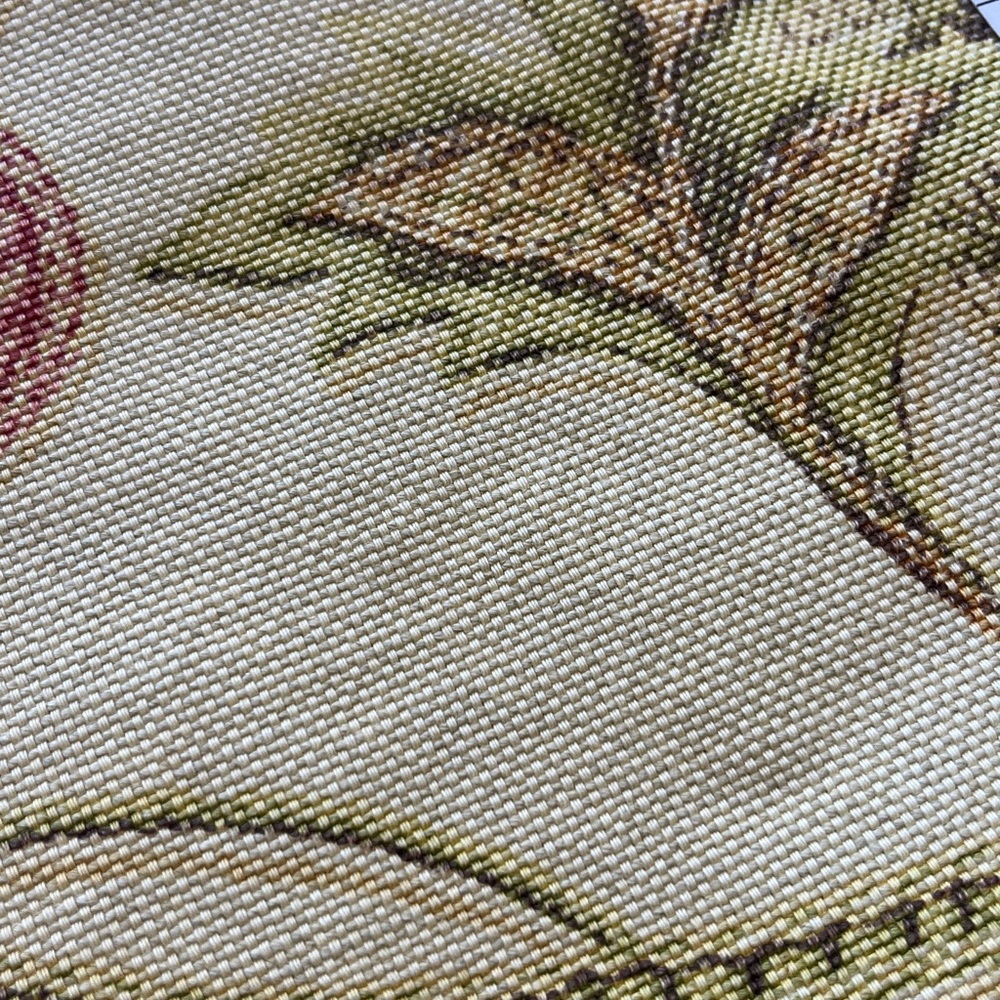 Vintage Pair of Jacobian print pillow covers with metal zipper closure - Picture 7 of 7